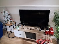 Christmas decorations up in mid January