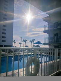 Our view from Vancouver Motel.