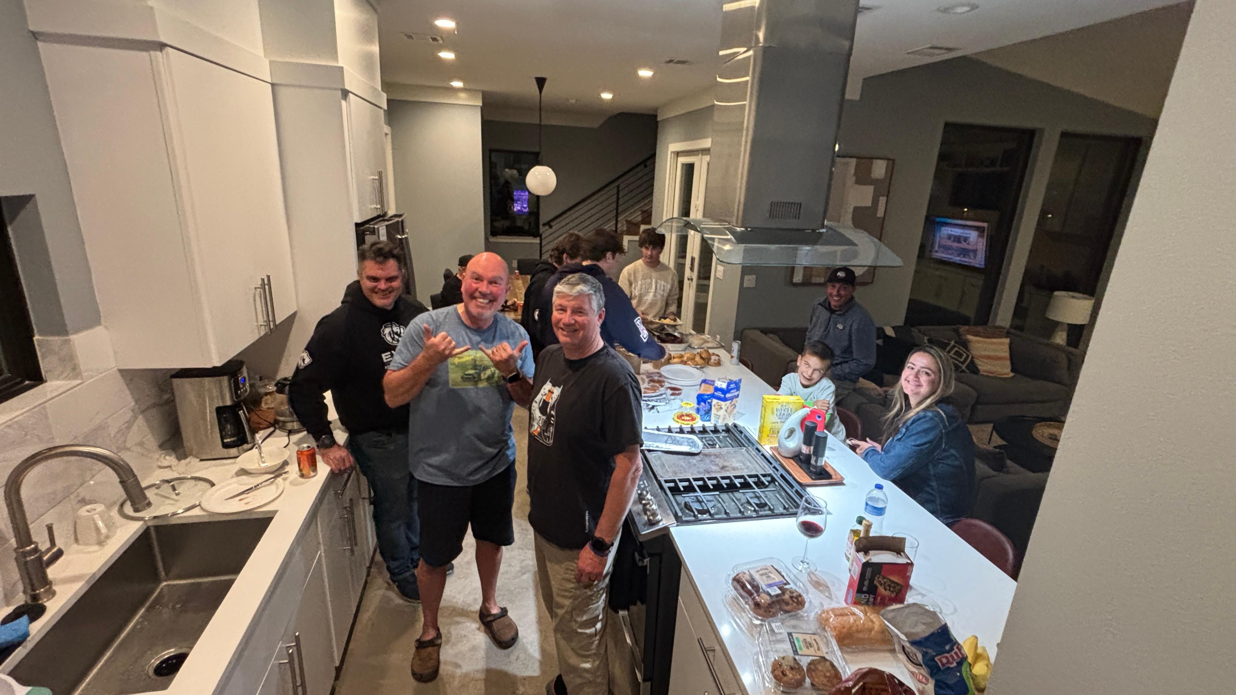 Our race team was at COTA and all stayed together.