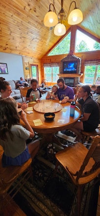 Family game night.
