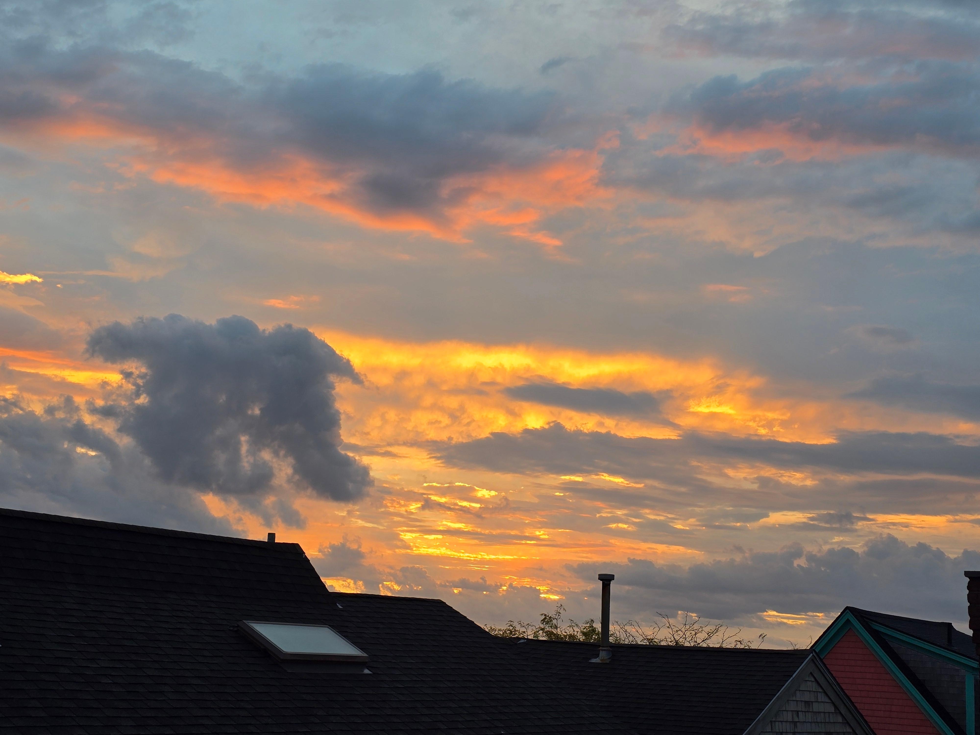 Sunrise from the deck