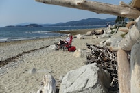 The Davis Bay beach is less than a five minute drive away.