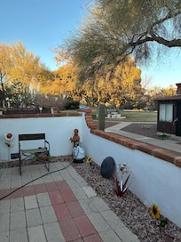 Loved the view with beautiful trees and cactus