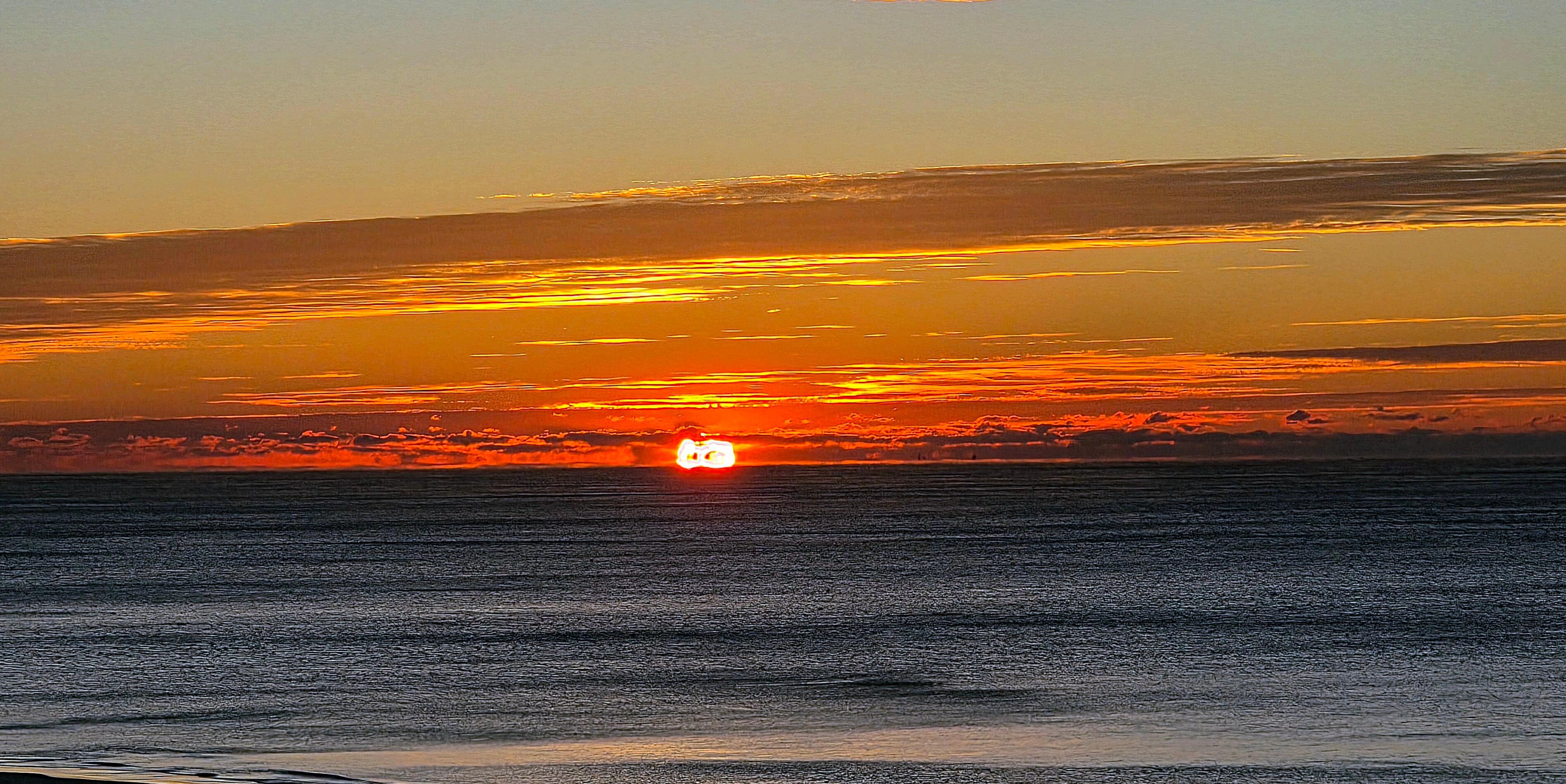 First sunrise of the trip.