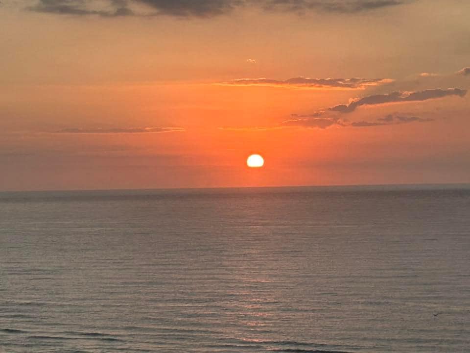 Sunset from the balcony!