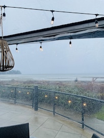 Lovely view while dining even if it's raining