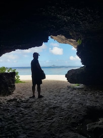 ホテルのすぐ前の海