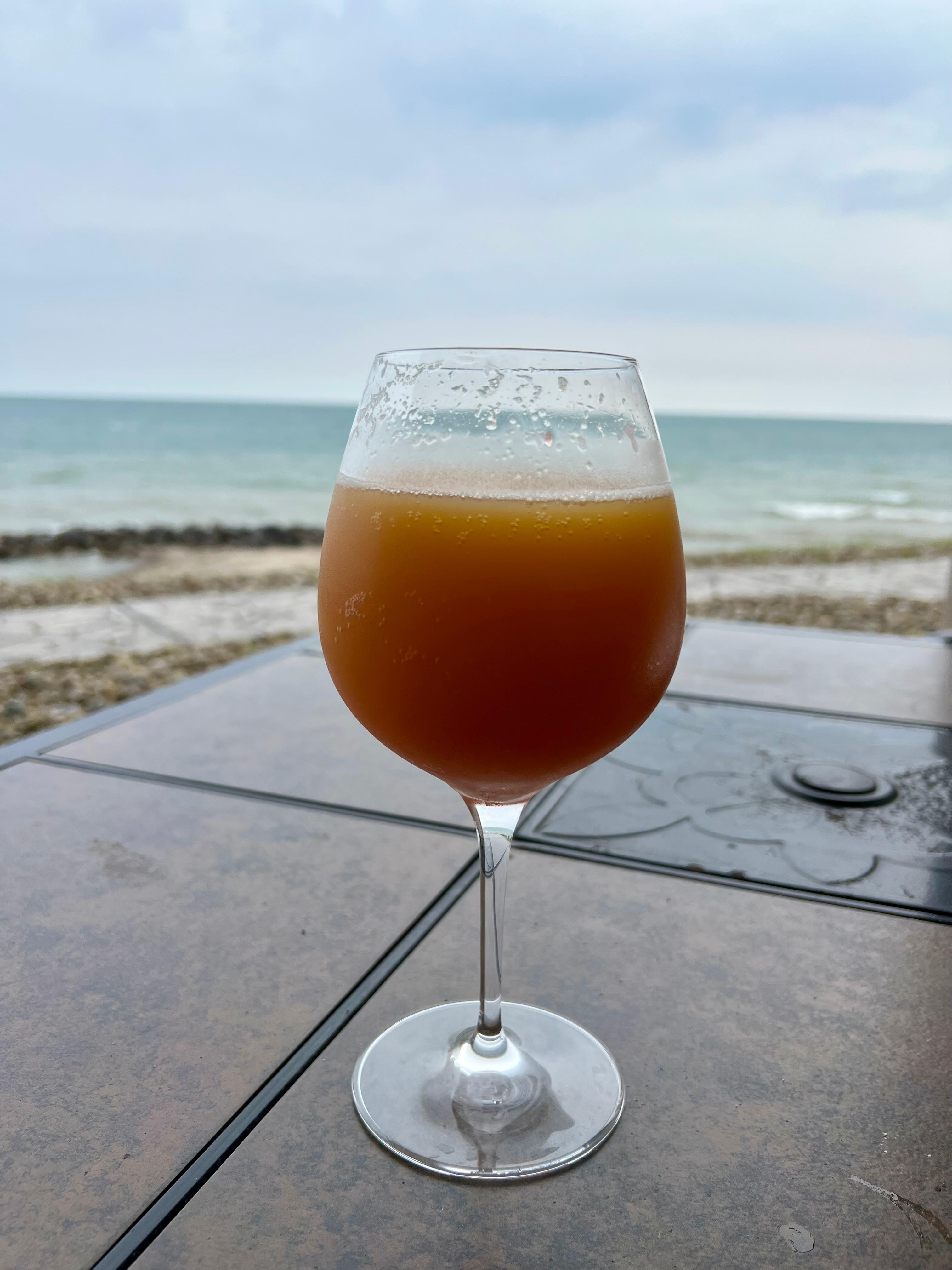 Mimosas on the back porch