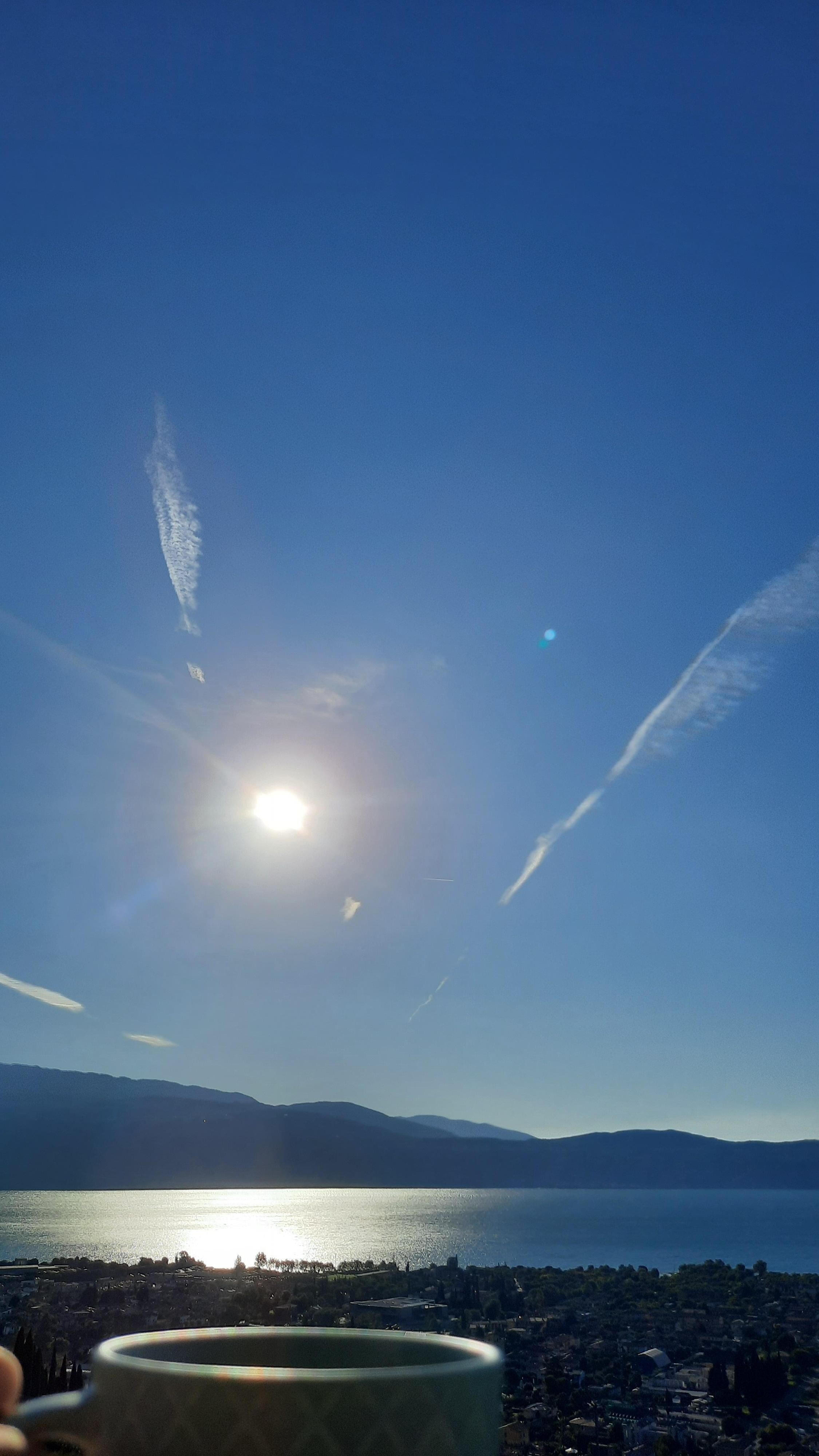 Balkonblick am Morgen