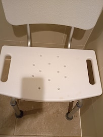 The shower chair