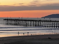 Pismo Pier from our balcony.