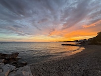 Sunset on our last night in Podstrana