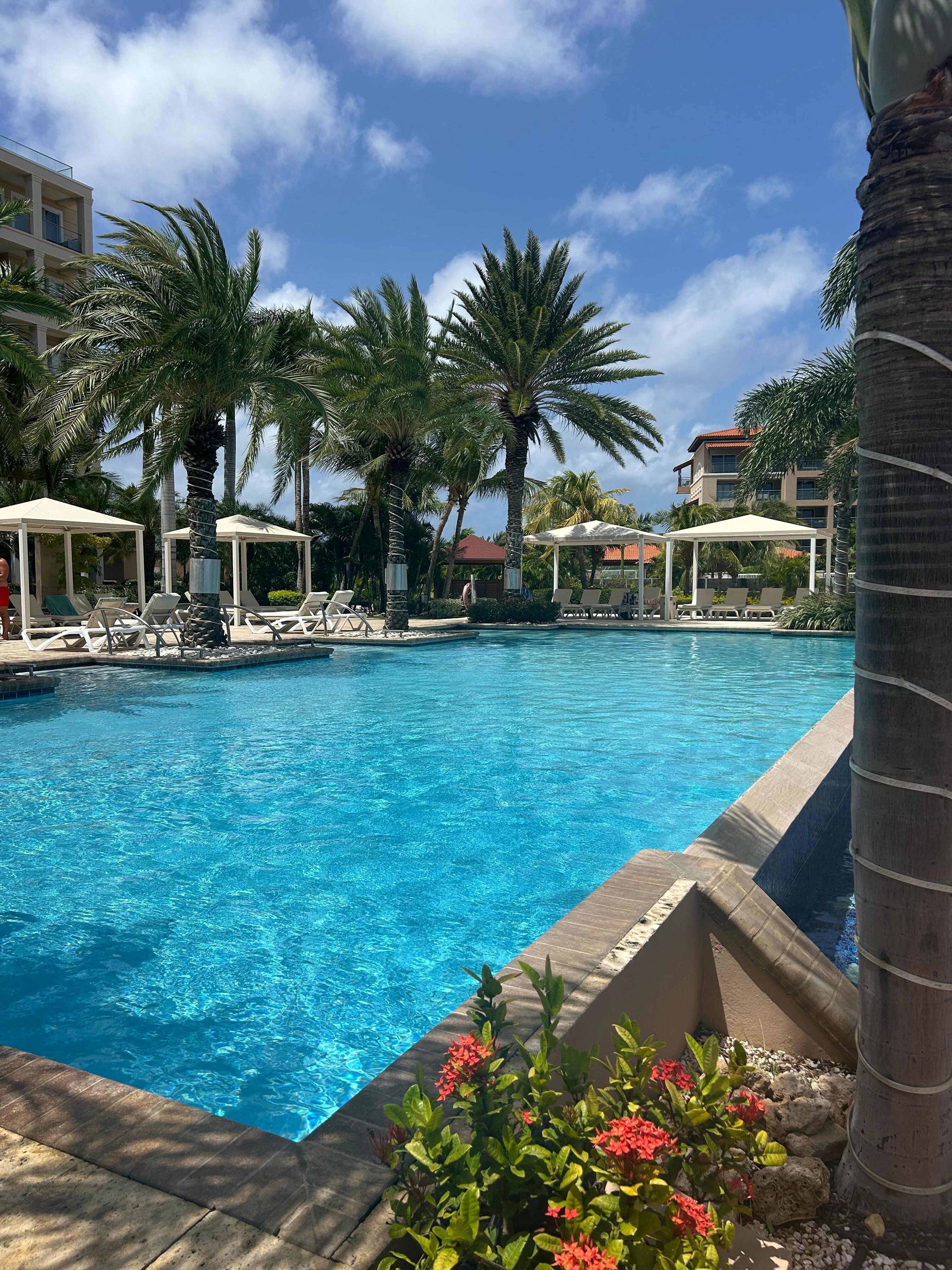  Beautiful and clean pool area! 
