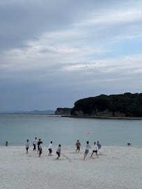 White sand beach