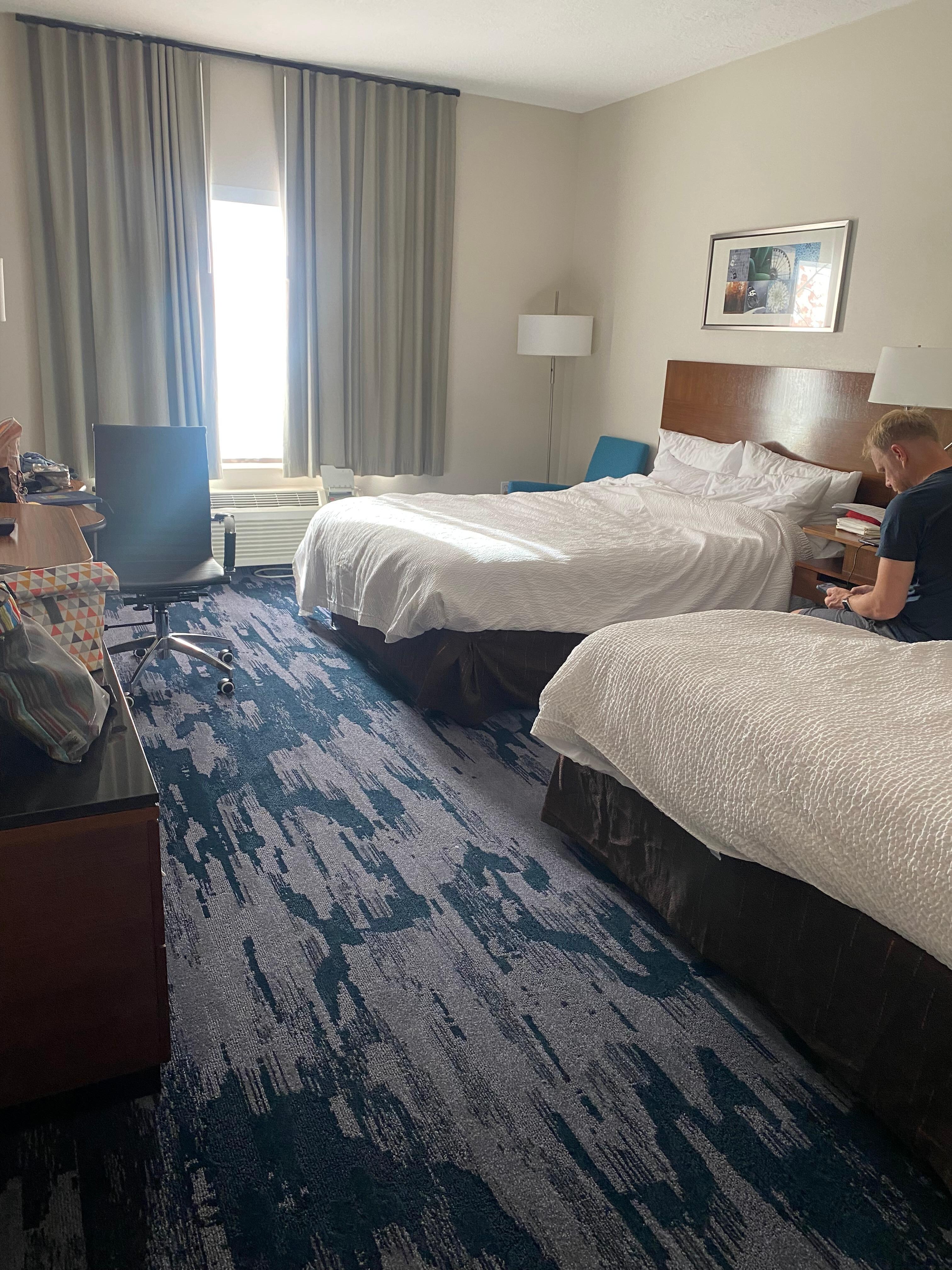 Spacious rooms and clean