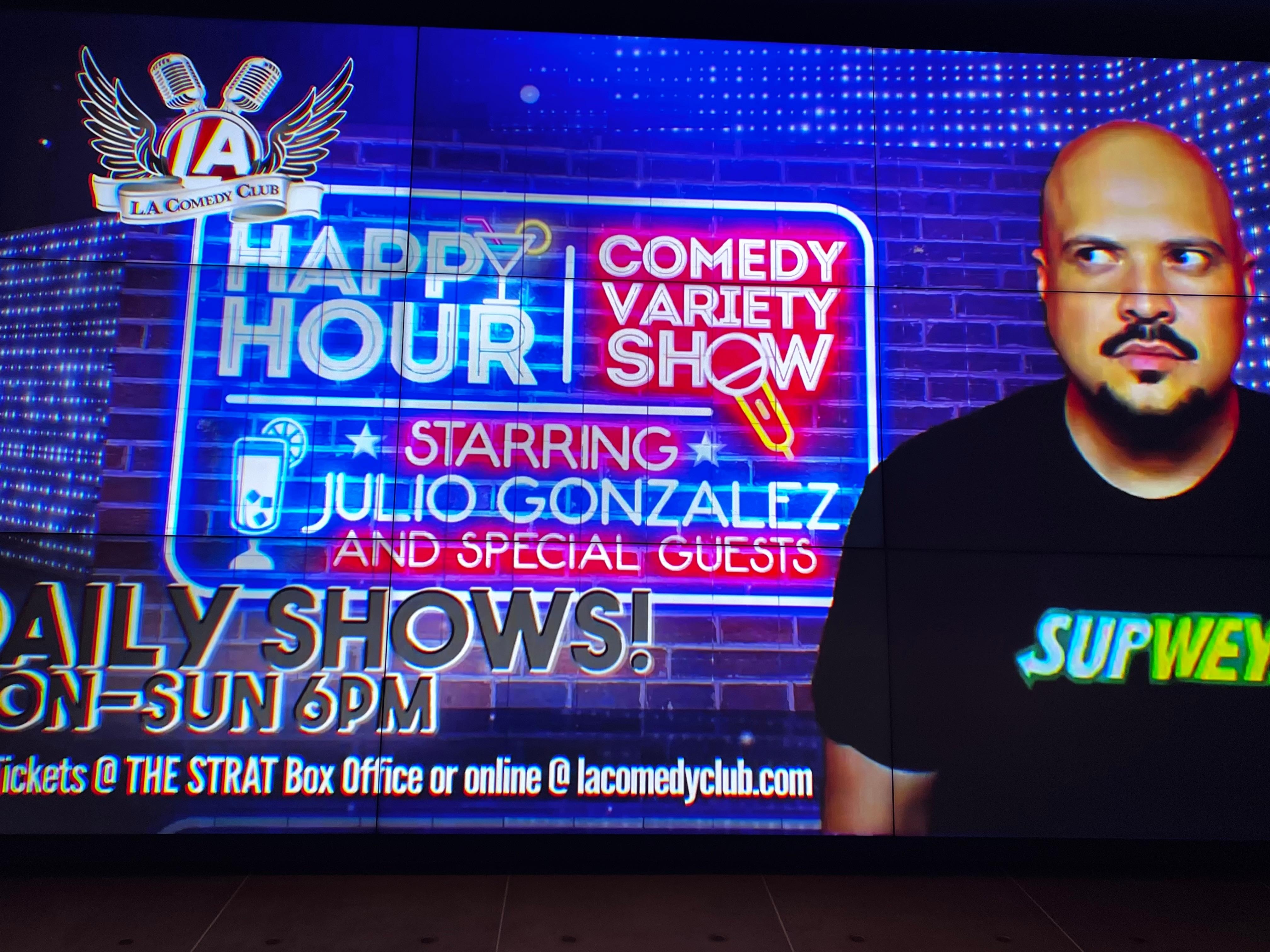 Voucher for free admission to Comedy Show at another hotel, with drink purchase 