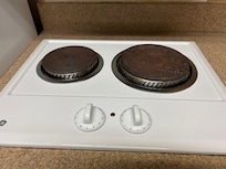 Rusted stove top