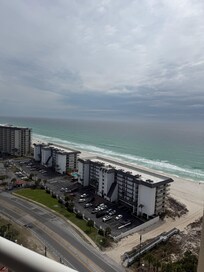view from balcony