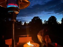 Deck at night