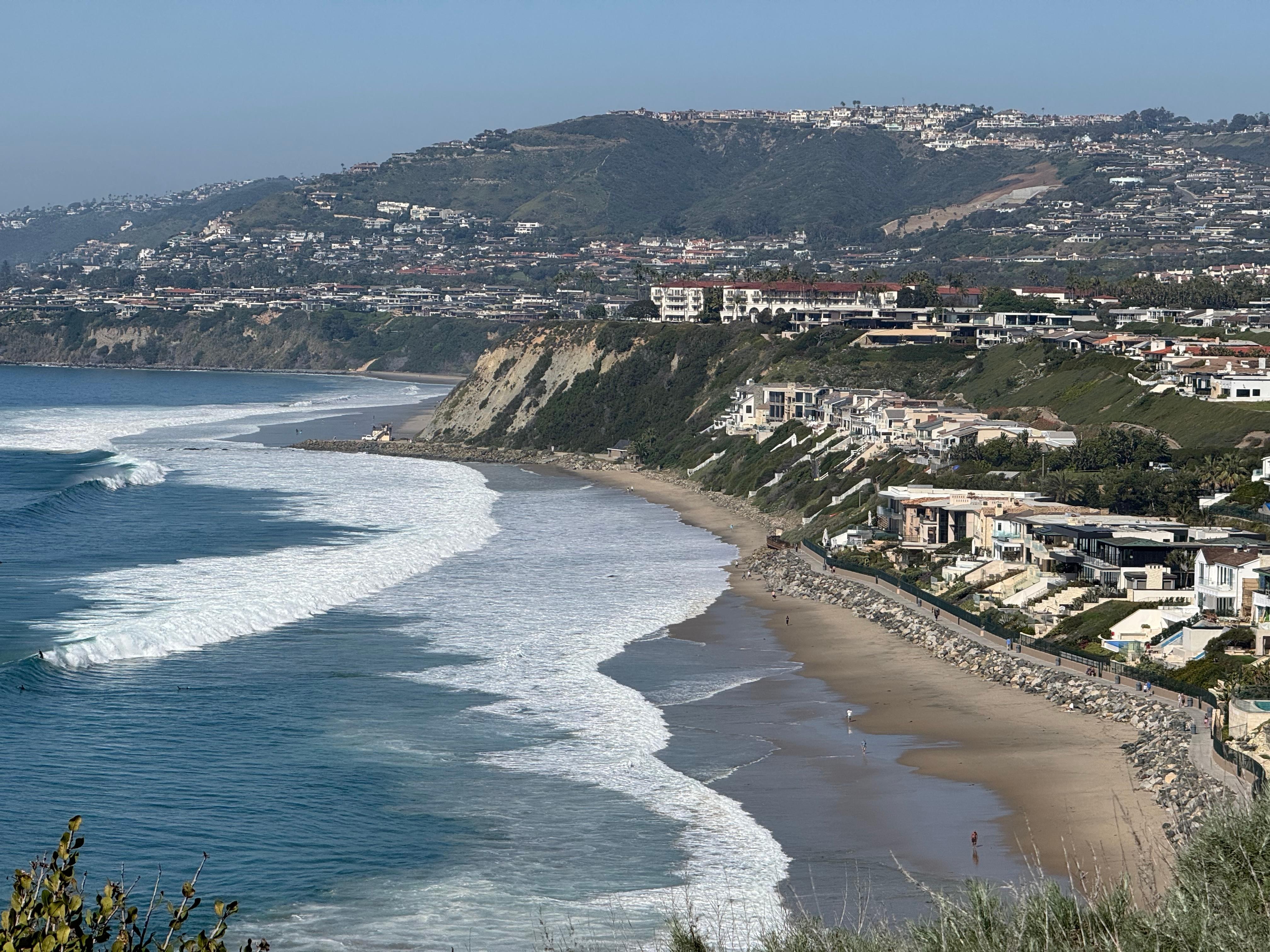 Shoreline taken from the Headlands on Dana Point
