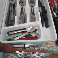 Besteckkasten verschmutzt