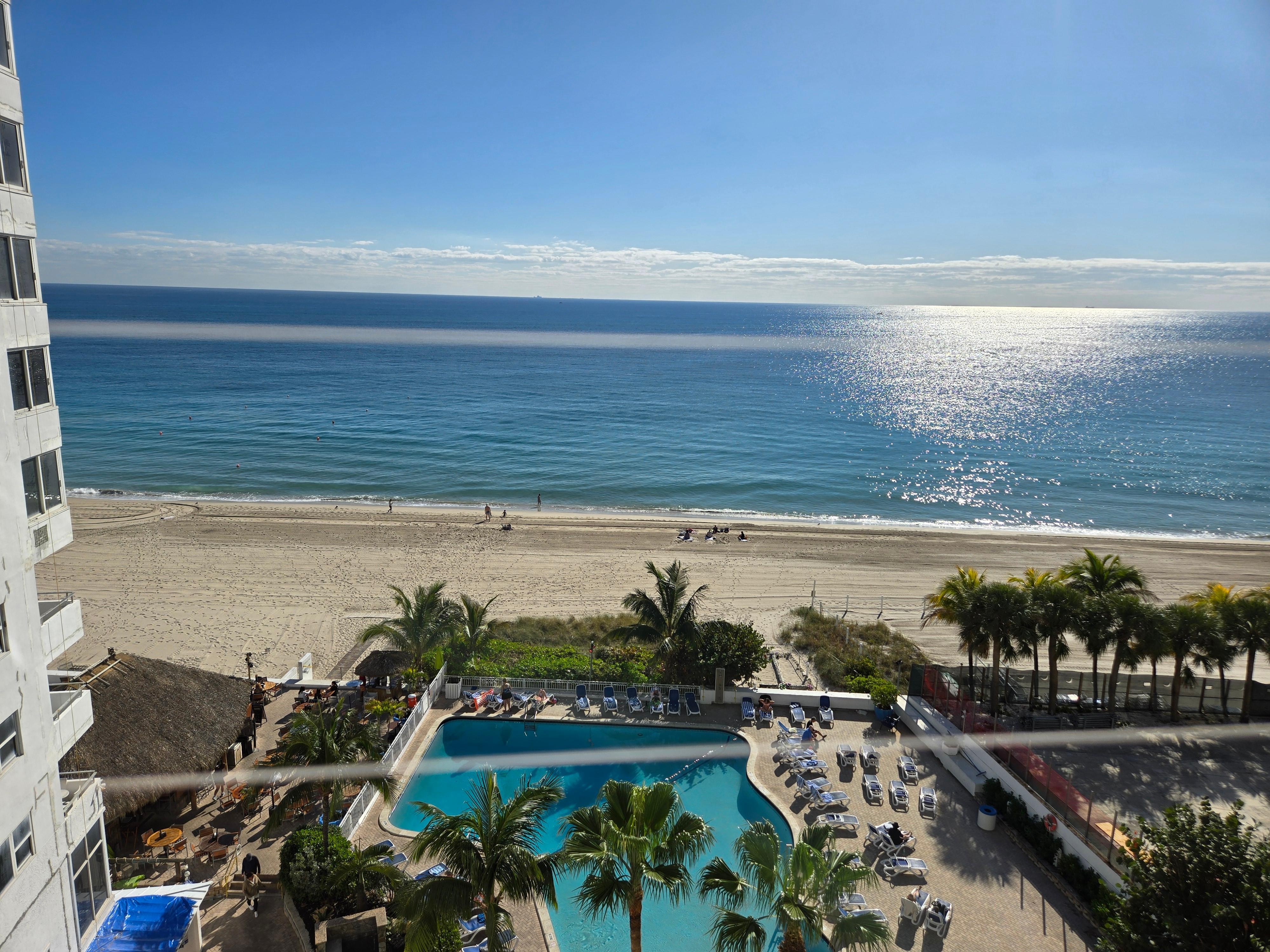 View from the balcony 