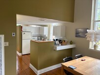 Dining room to kitchen