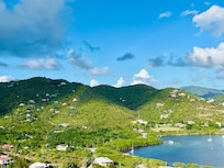 Saw many rainbows from the deck after a few (very short) showers!