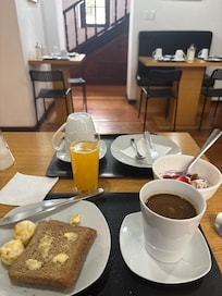 Some of the breakfast options