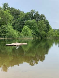 Lake near the cabin.
