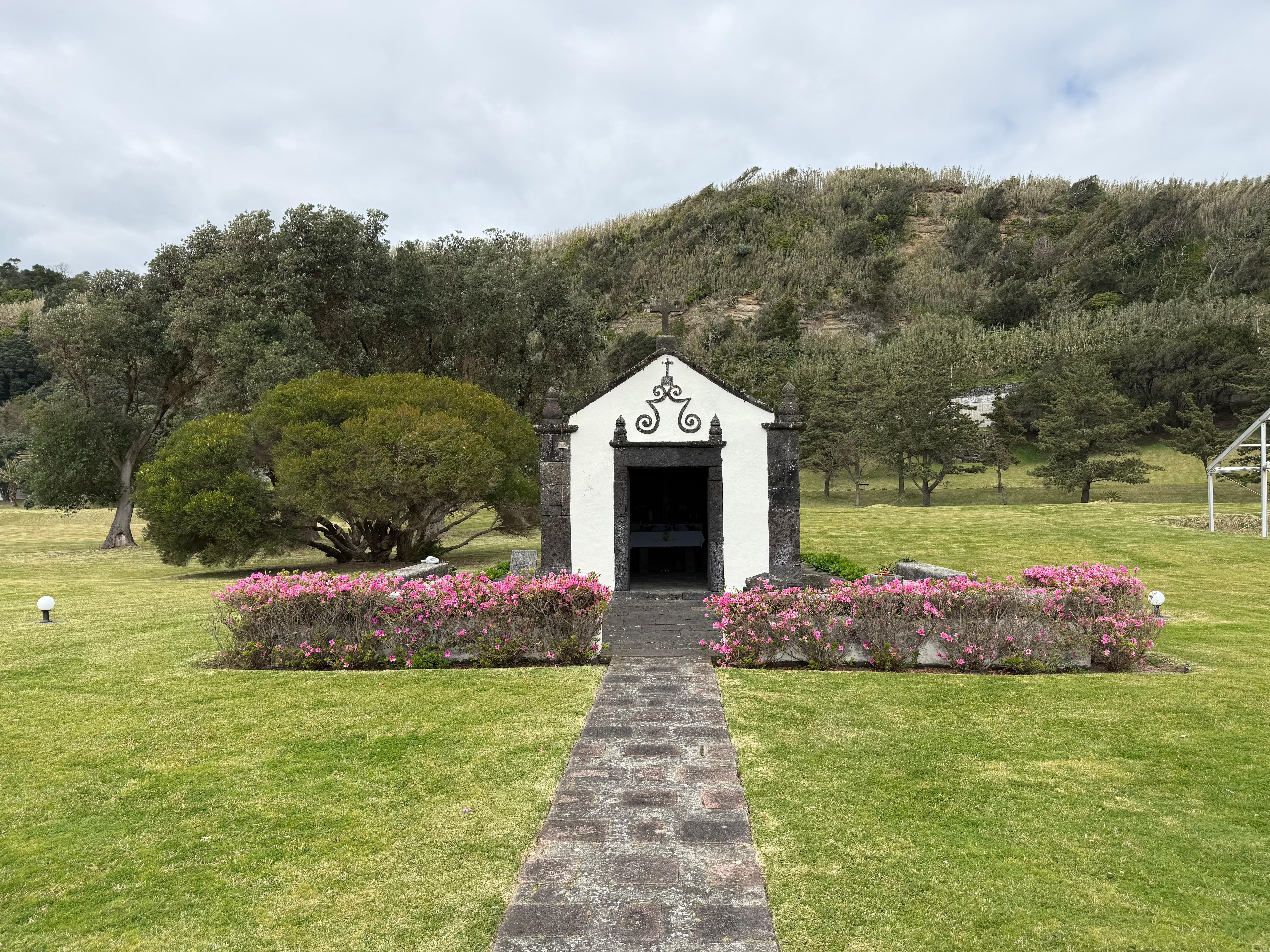 Historic chapel on the grounds, built in the 1600s