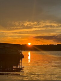 Perfect sunset view