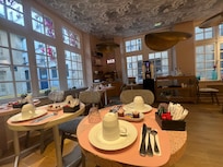 Dining hall with great food