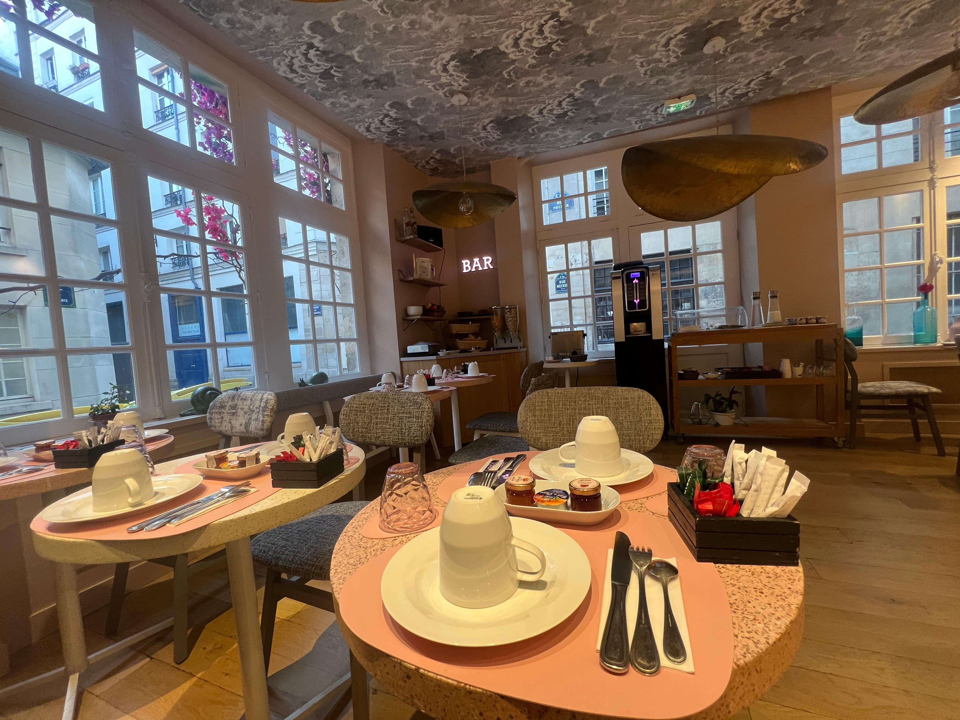 Dining hall with great food