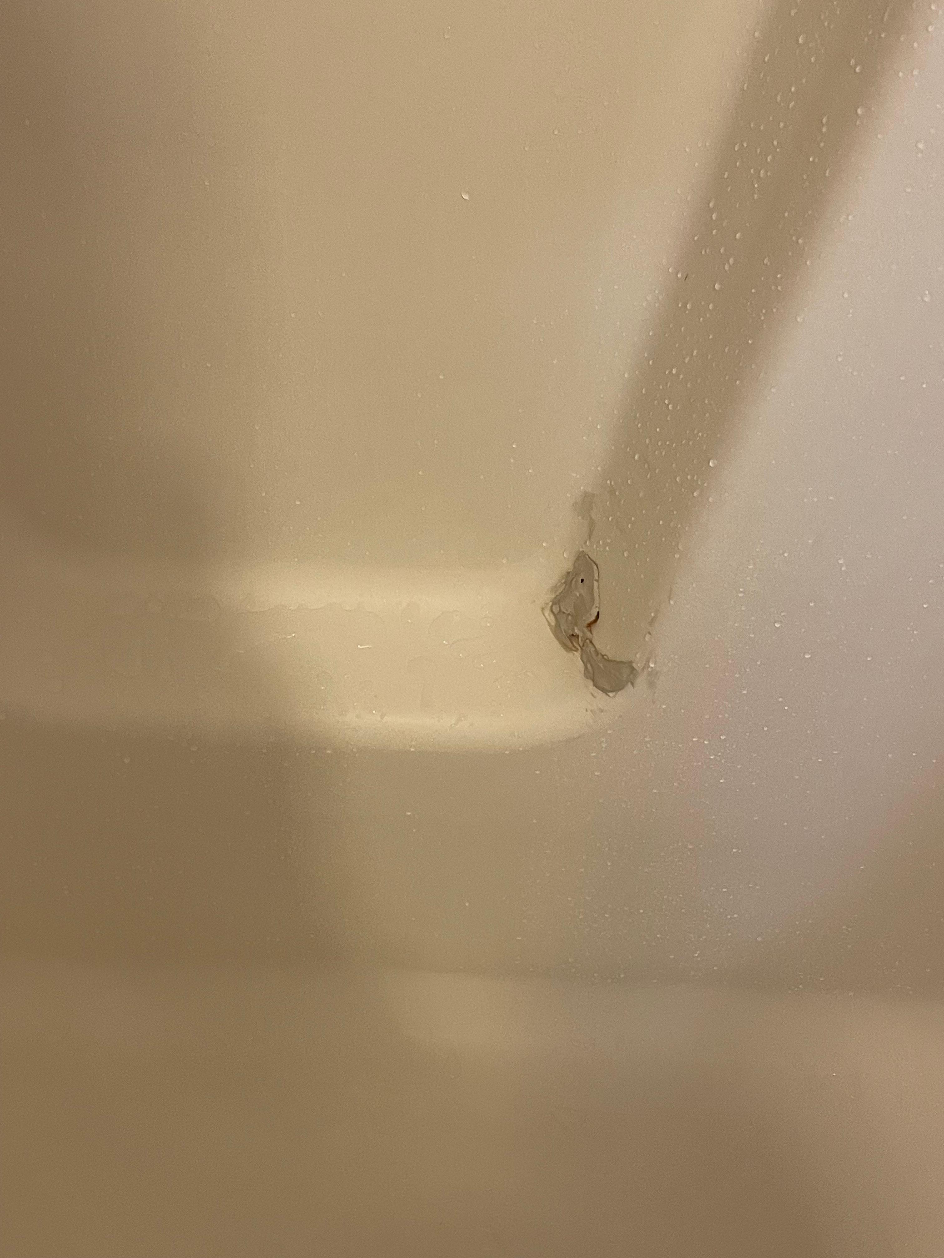 Chipped paint