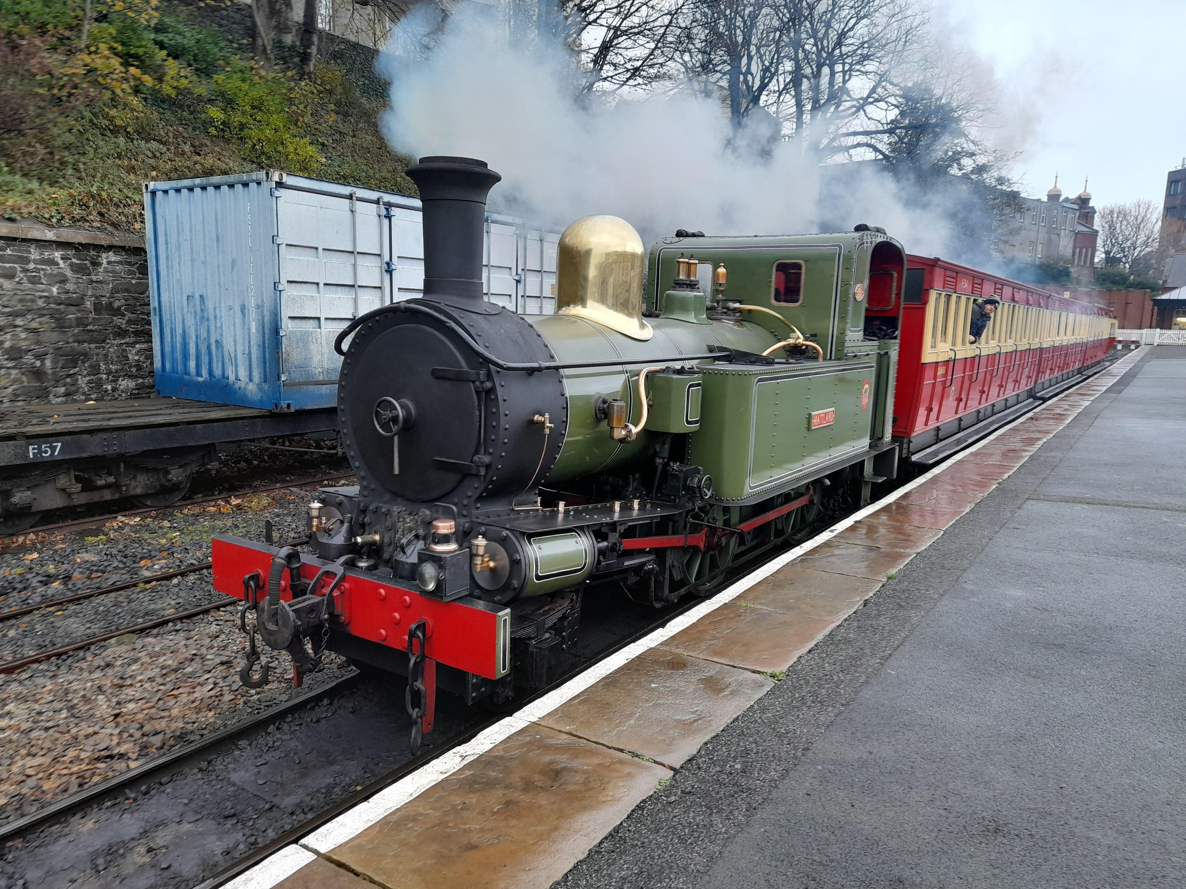 Steam Train at Douglas station