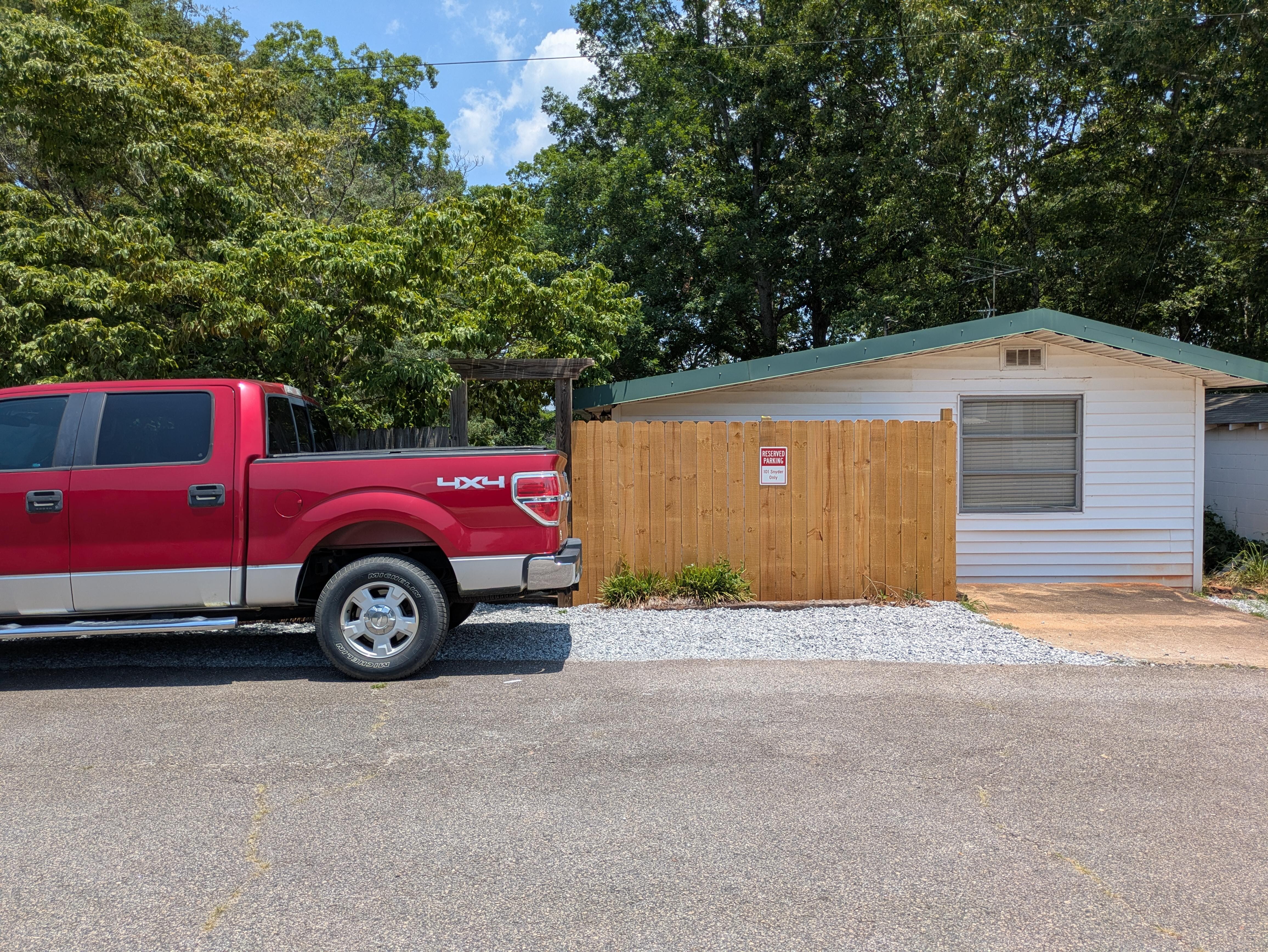 Parking entrance 