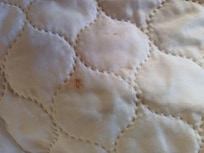 Filthy mattress cover