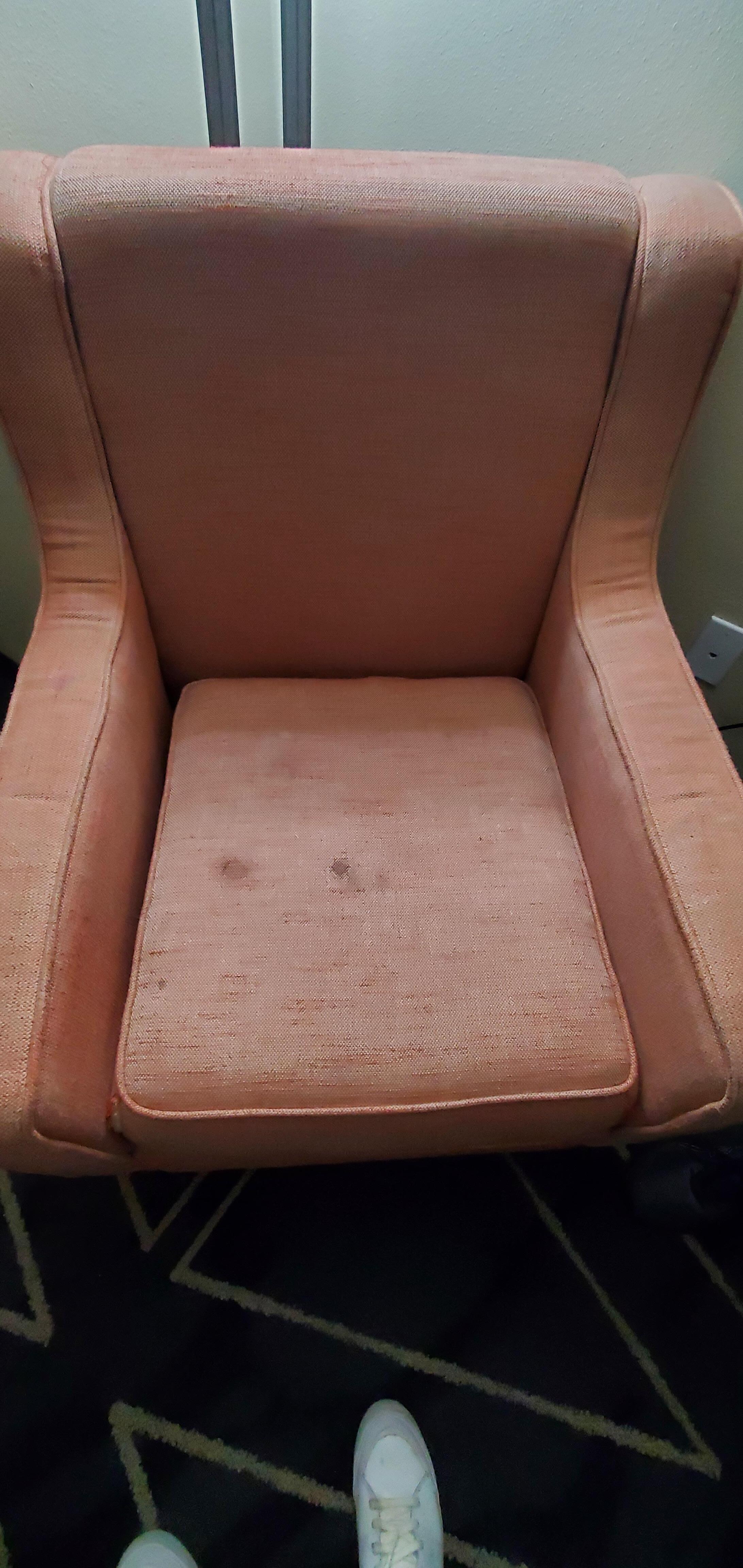 Dirty chair in room