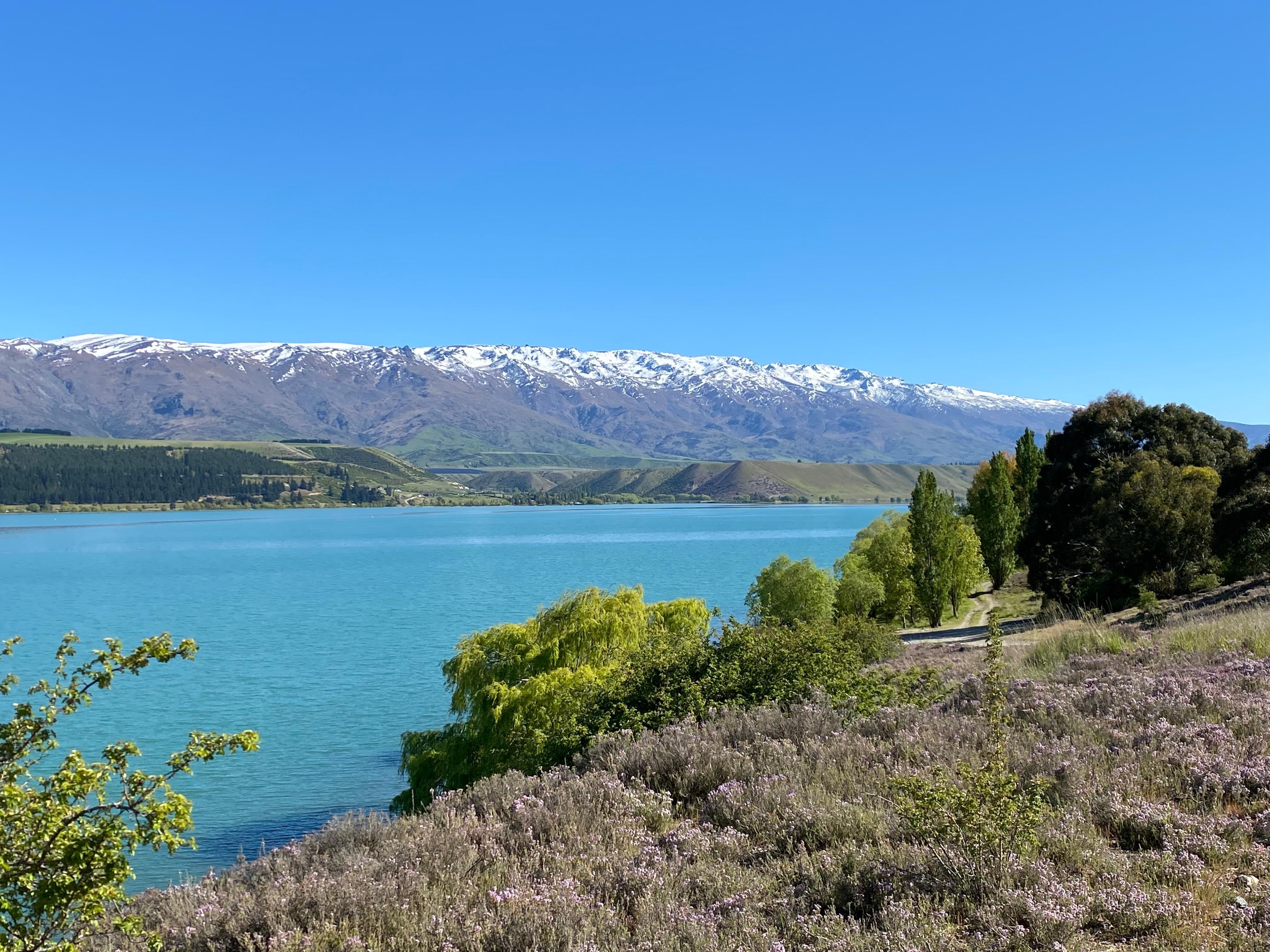 Lake Dunstan and Pisa Range
