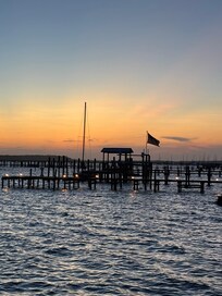 Sun set from the dock.