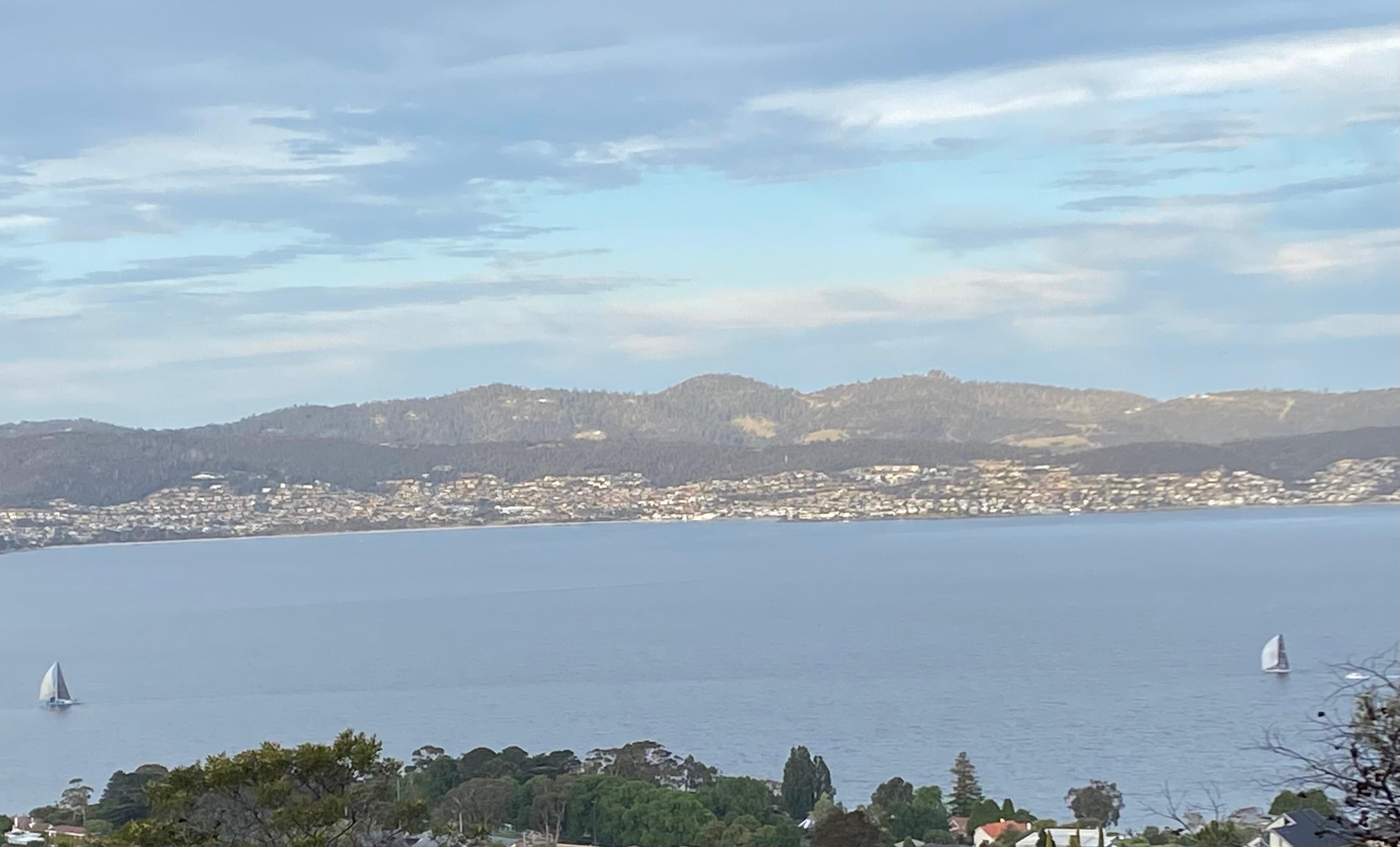 View across the river 