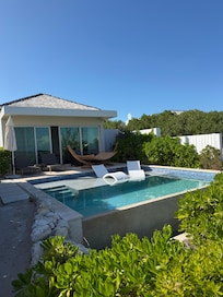 Outside view of villa