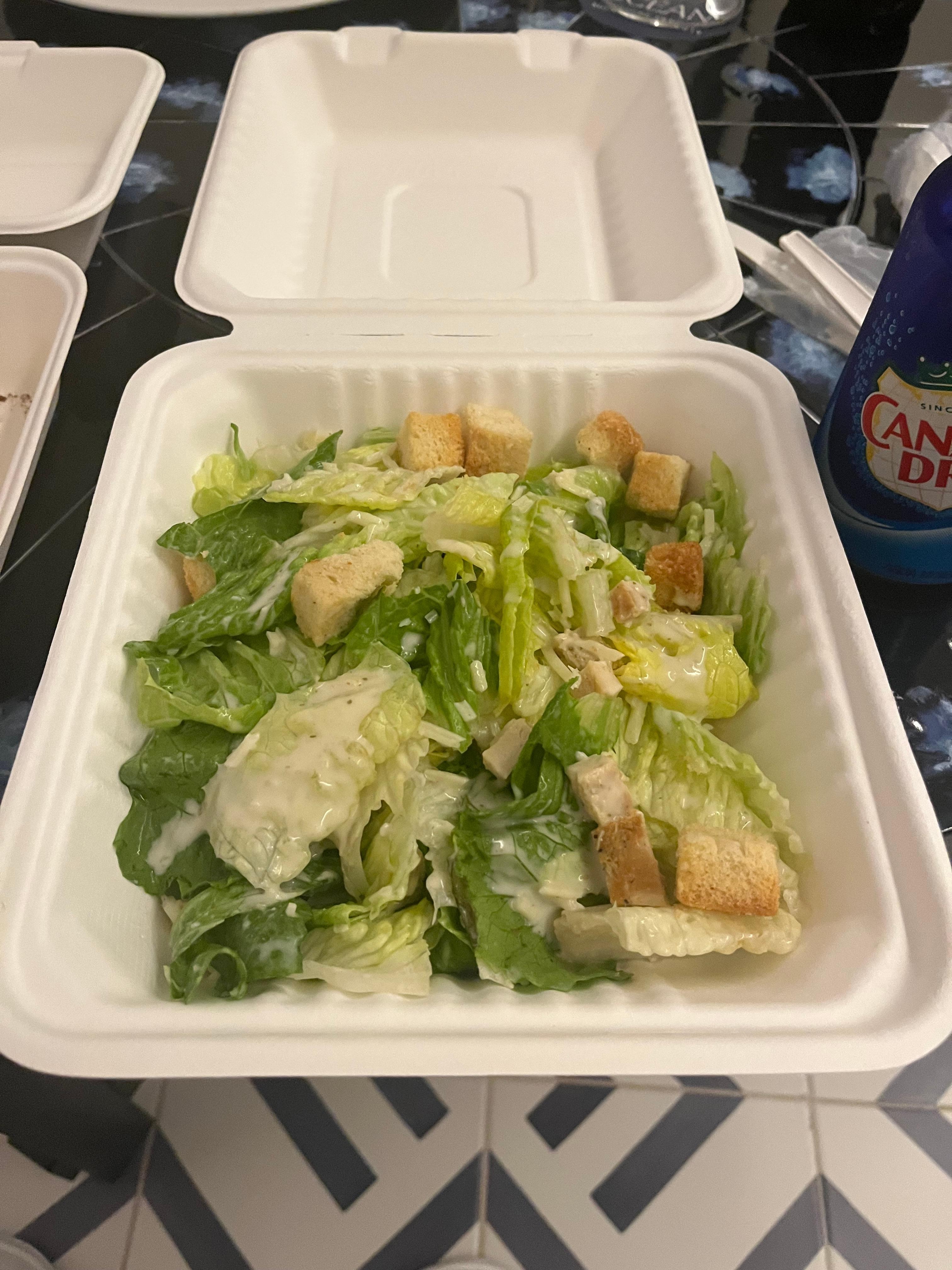 Room service salad