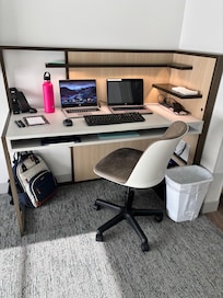 My own work space enough room for both of my computers!!!