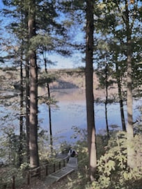 View of lake from house