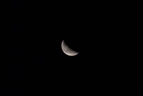 nightly moon rise over the Atlanttic