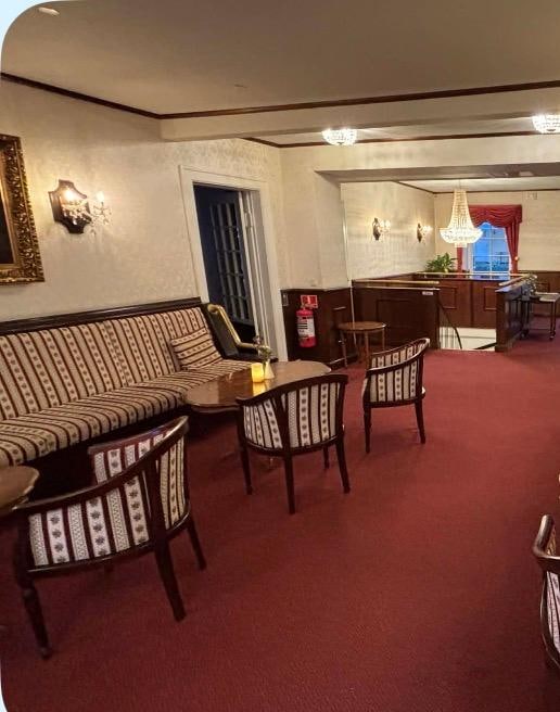 Opholdsrum ved reception