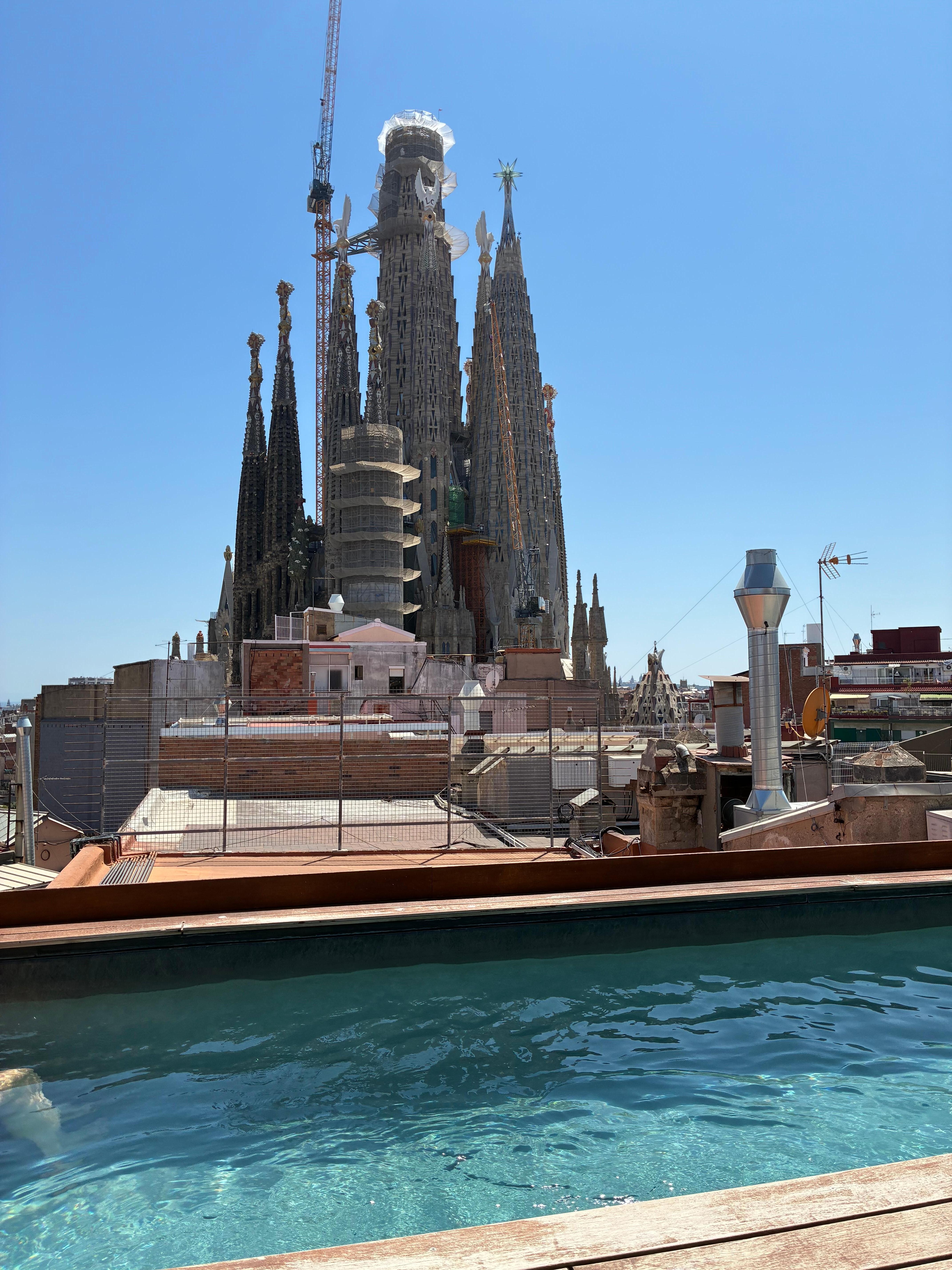 Rooftop pool