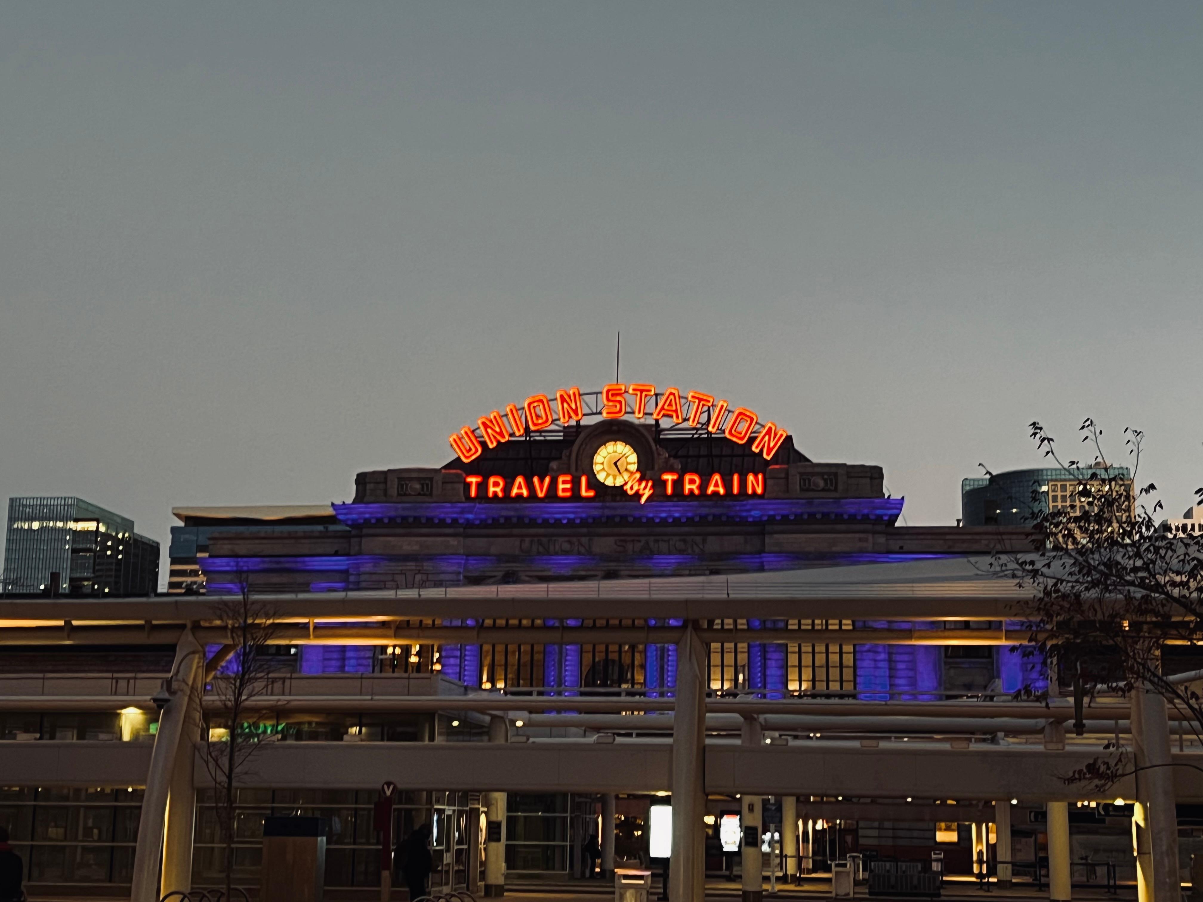 Union Station entrance, near the hotel.